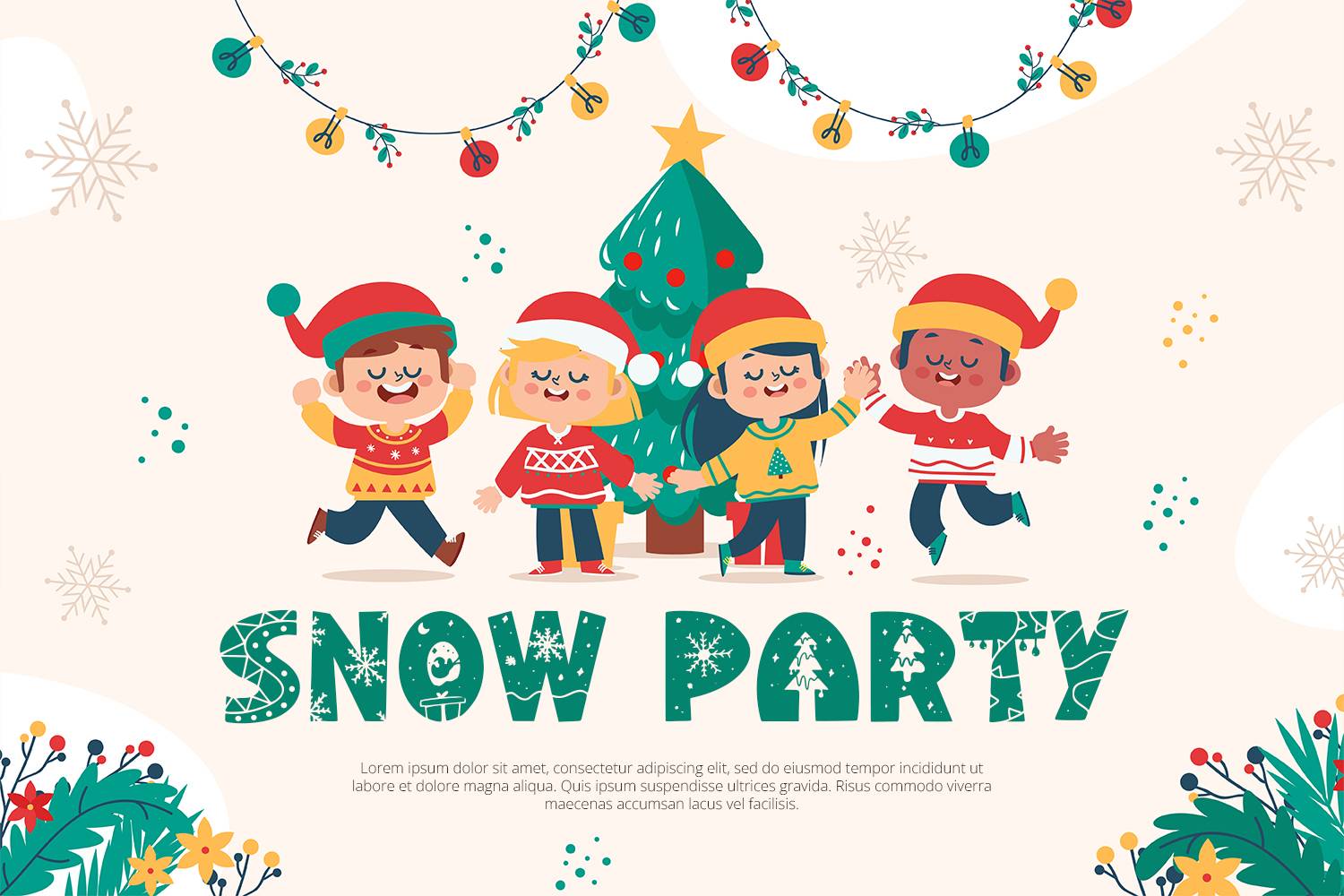 Welcome Christmas Font sample