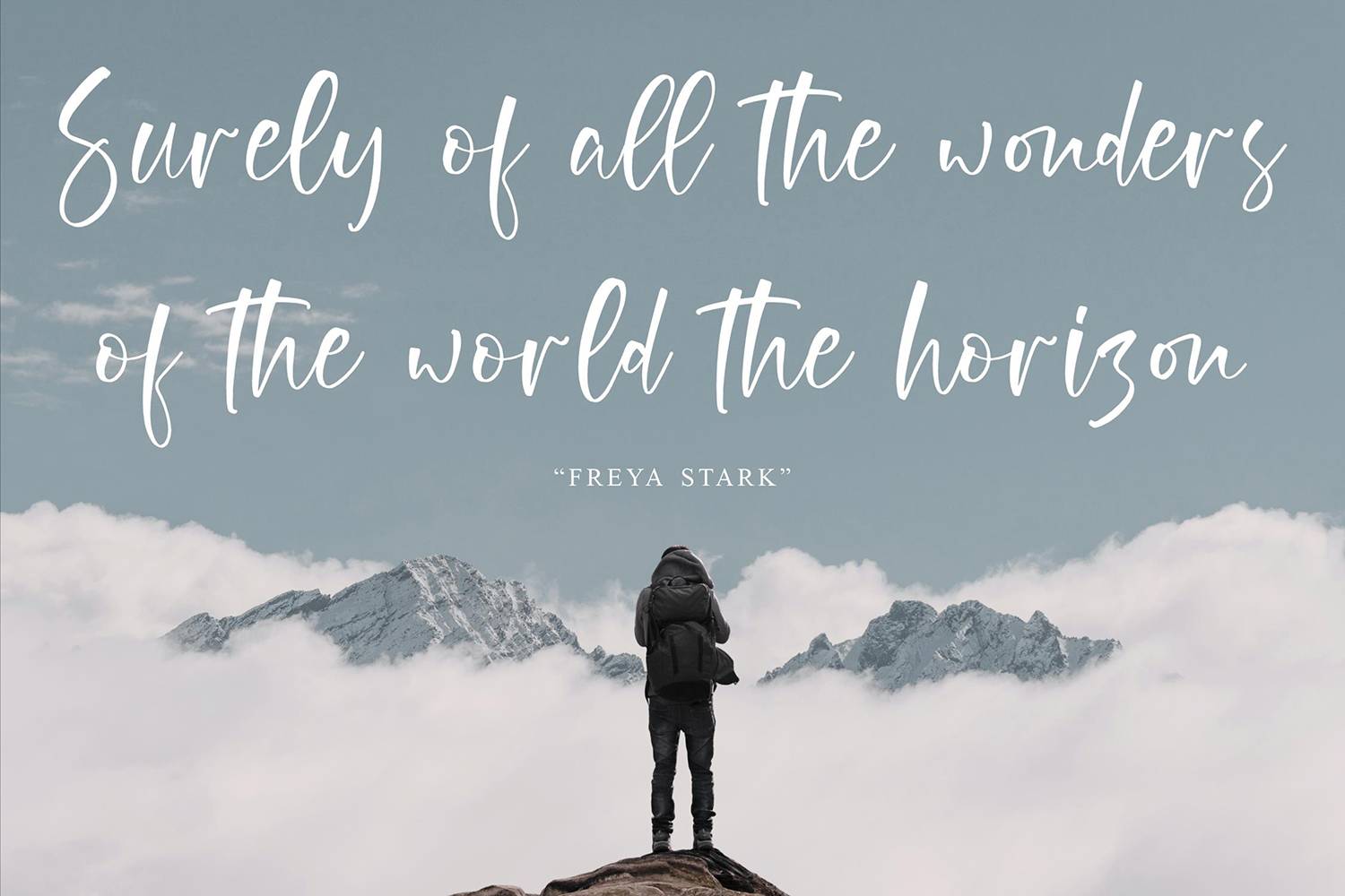 Welcoming Monthaile Font sample
