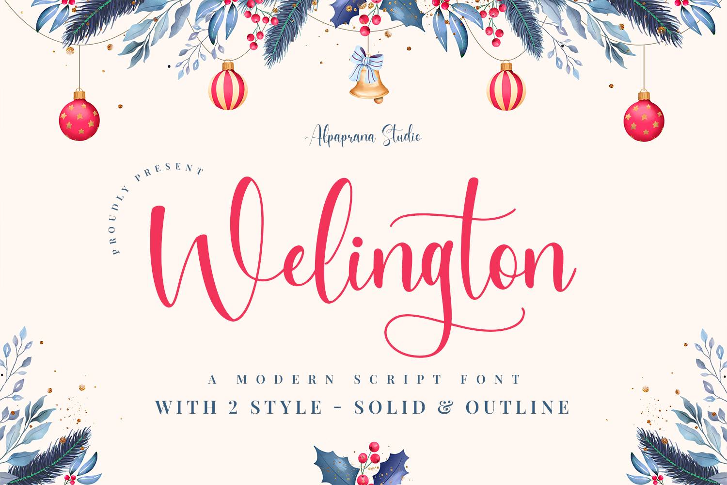 Welington Font sample