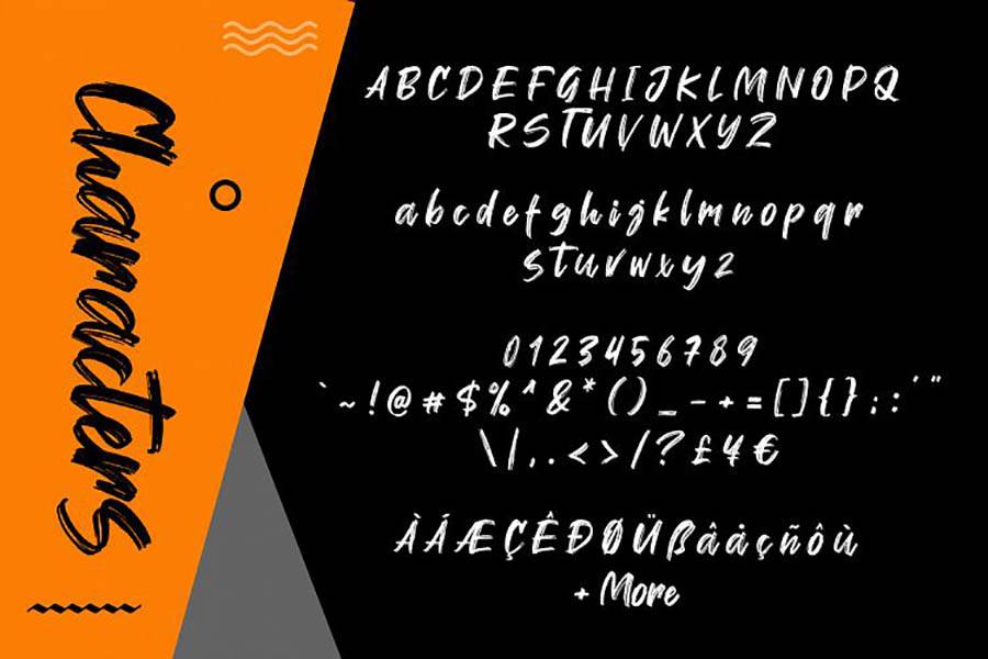 Wellfont Script Demo sample