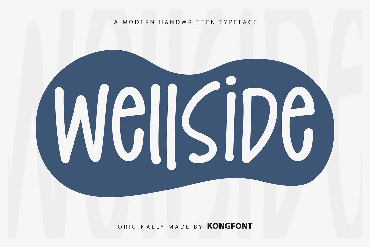 Wellside Font sample