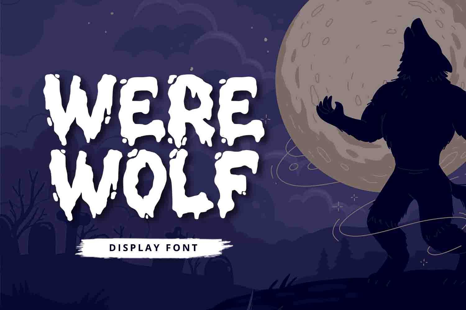 Werewolf Font sample