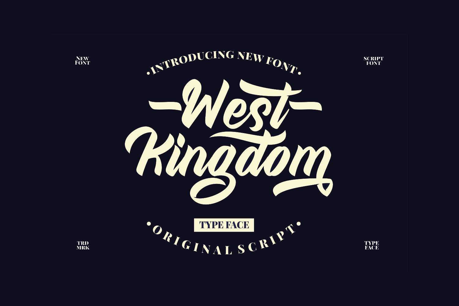 West Kingdom Font sample