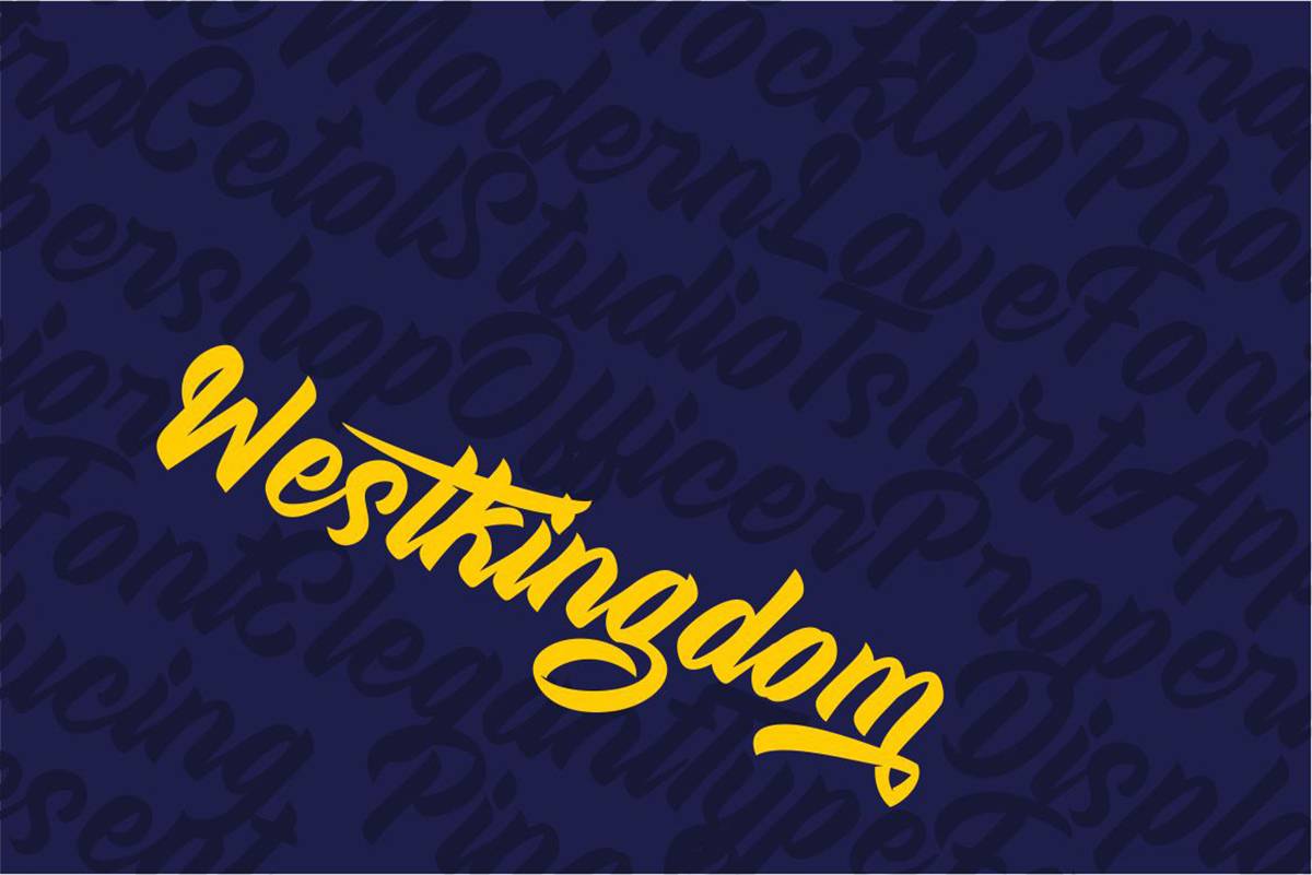 West Kingdom Font sample