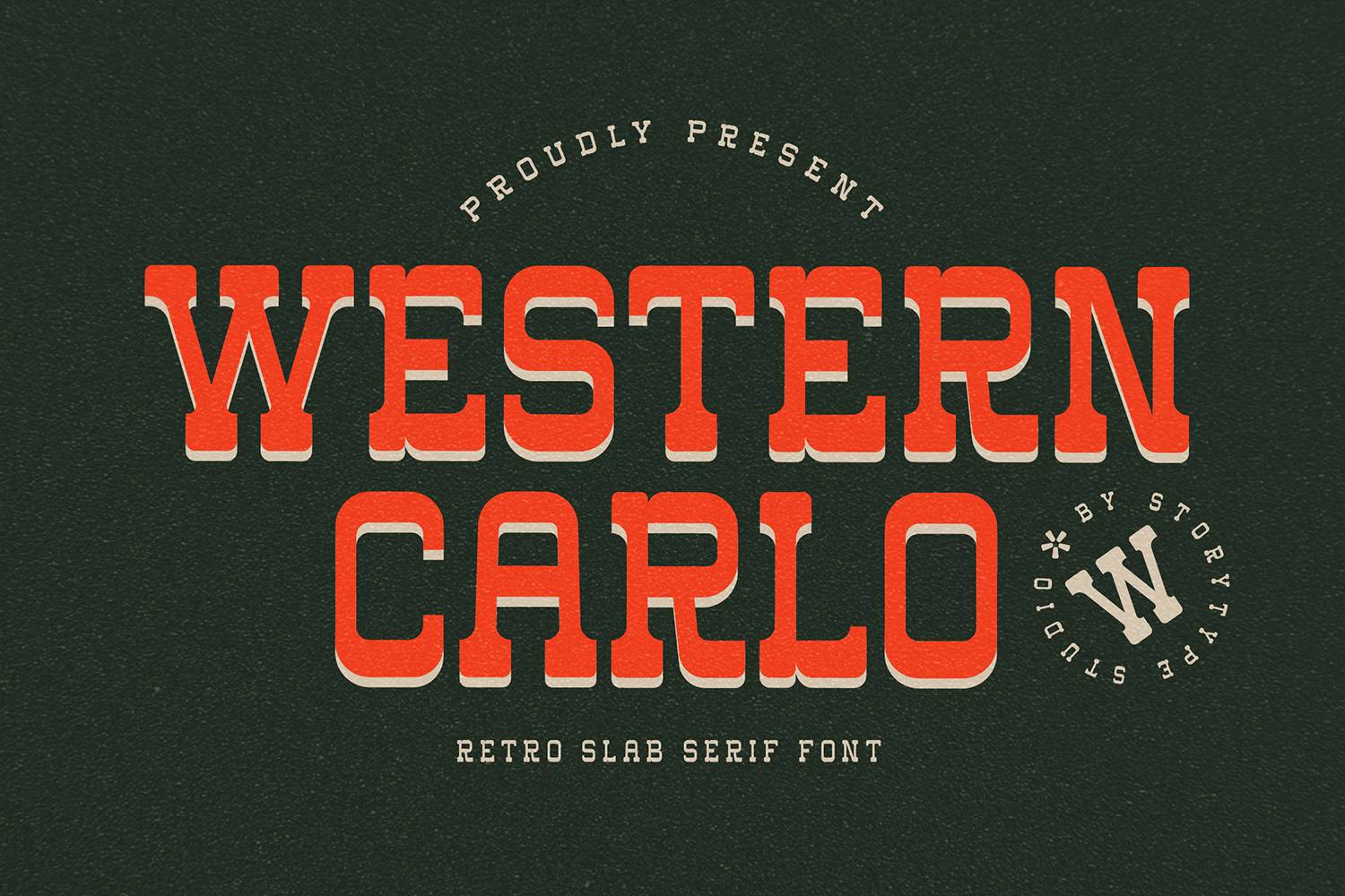Western Carlo Font sample