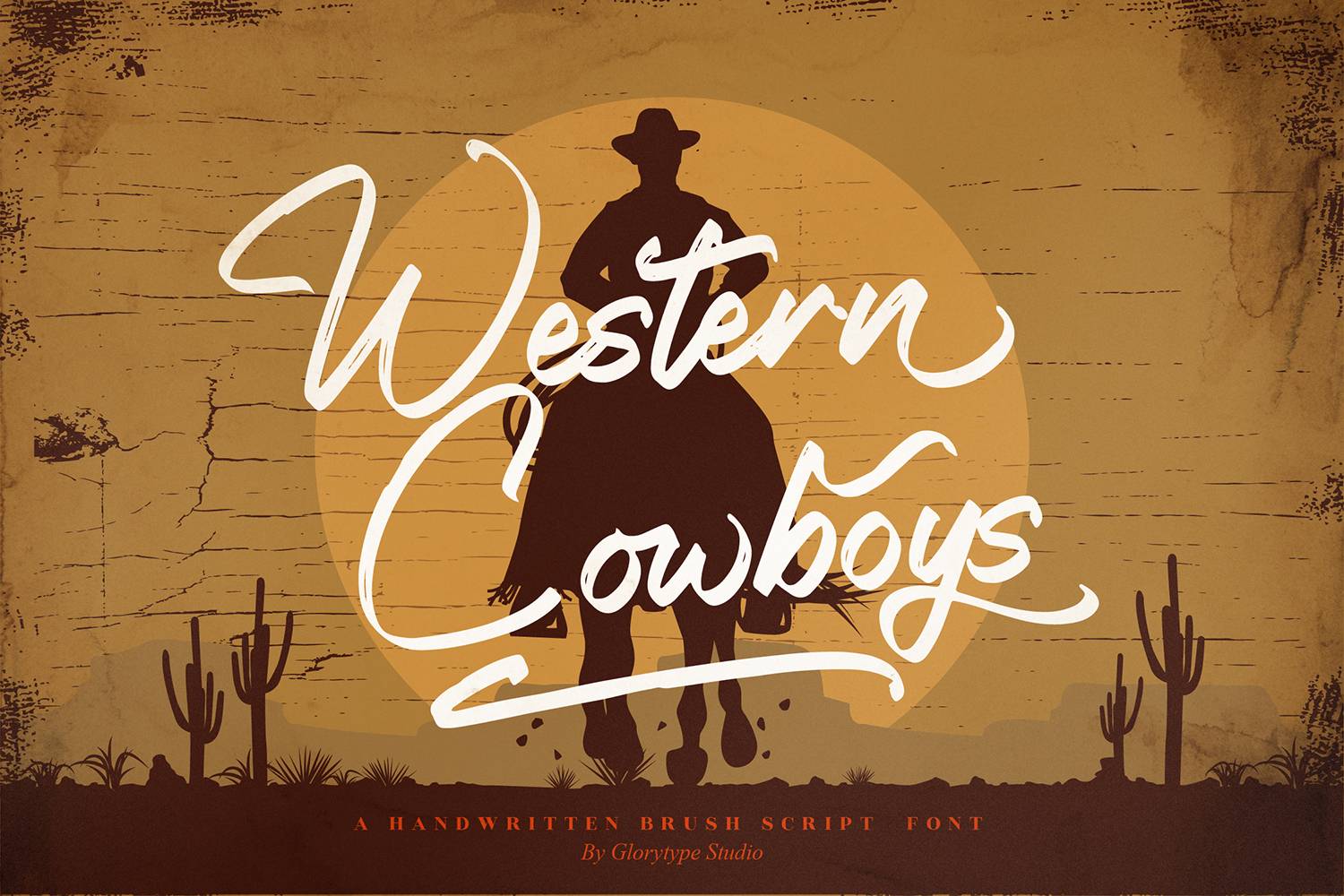Western Cowboys Font sample