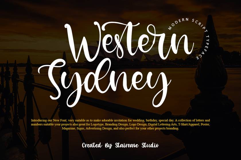 Western Sydney Font sample