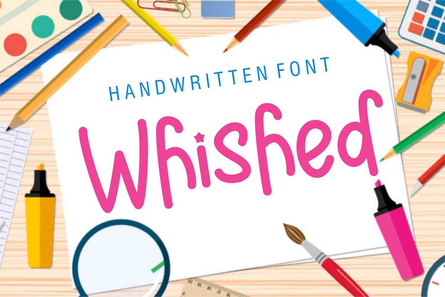 Whished Font sample