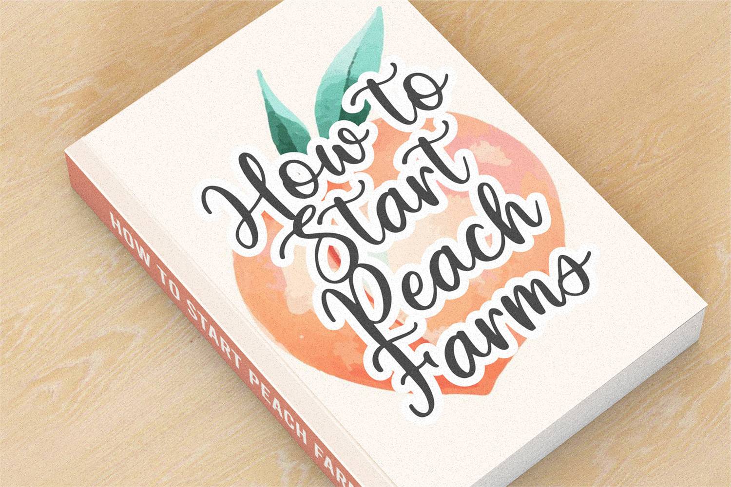 White Apricot Font sample