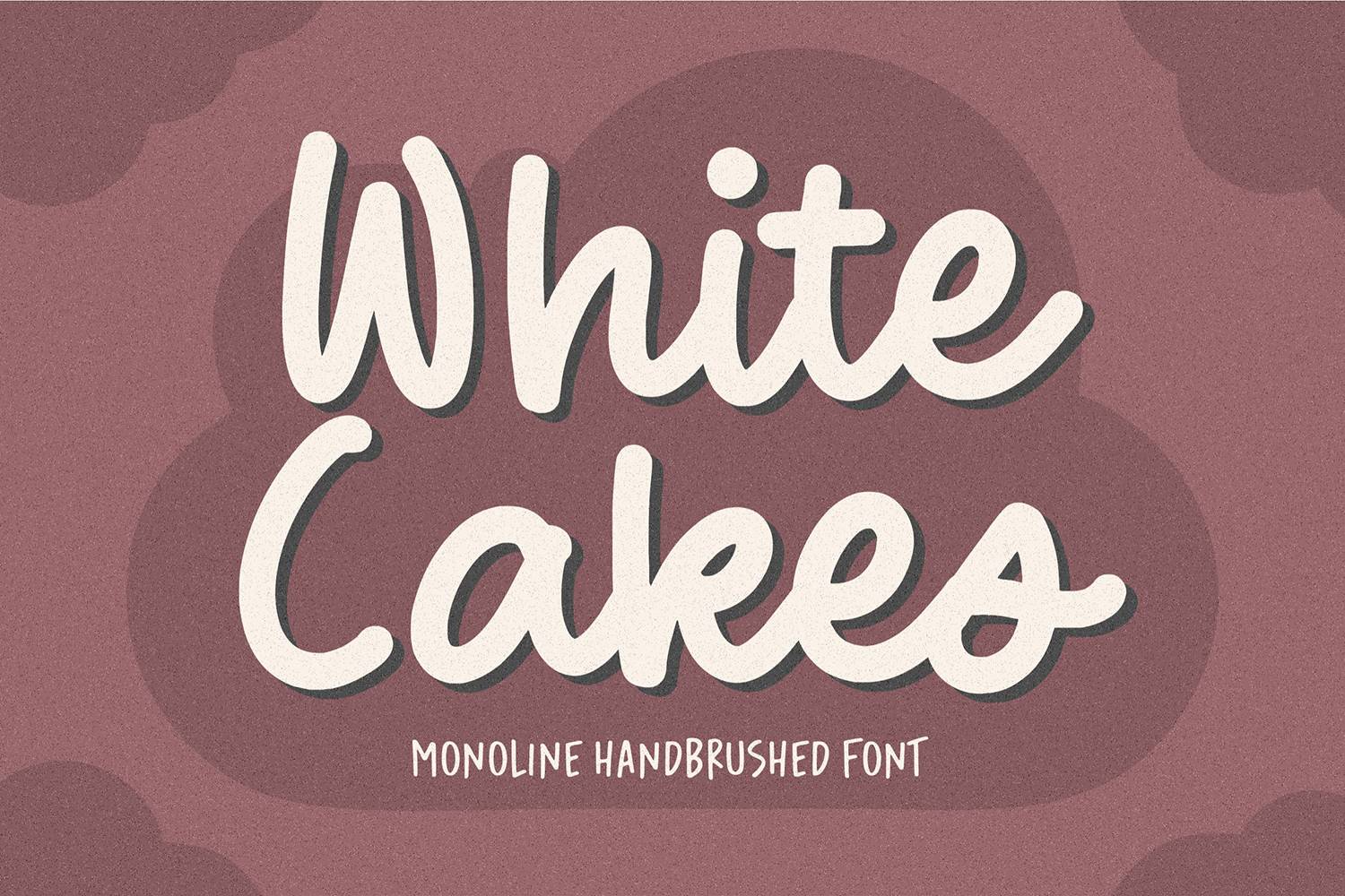 White Cakes Font sample
