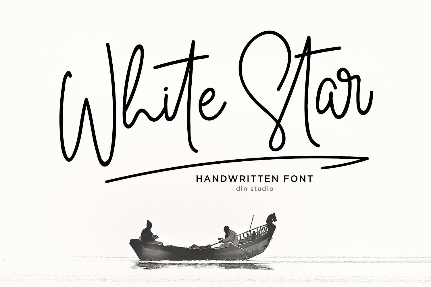 White Star Script Font Demo sample