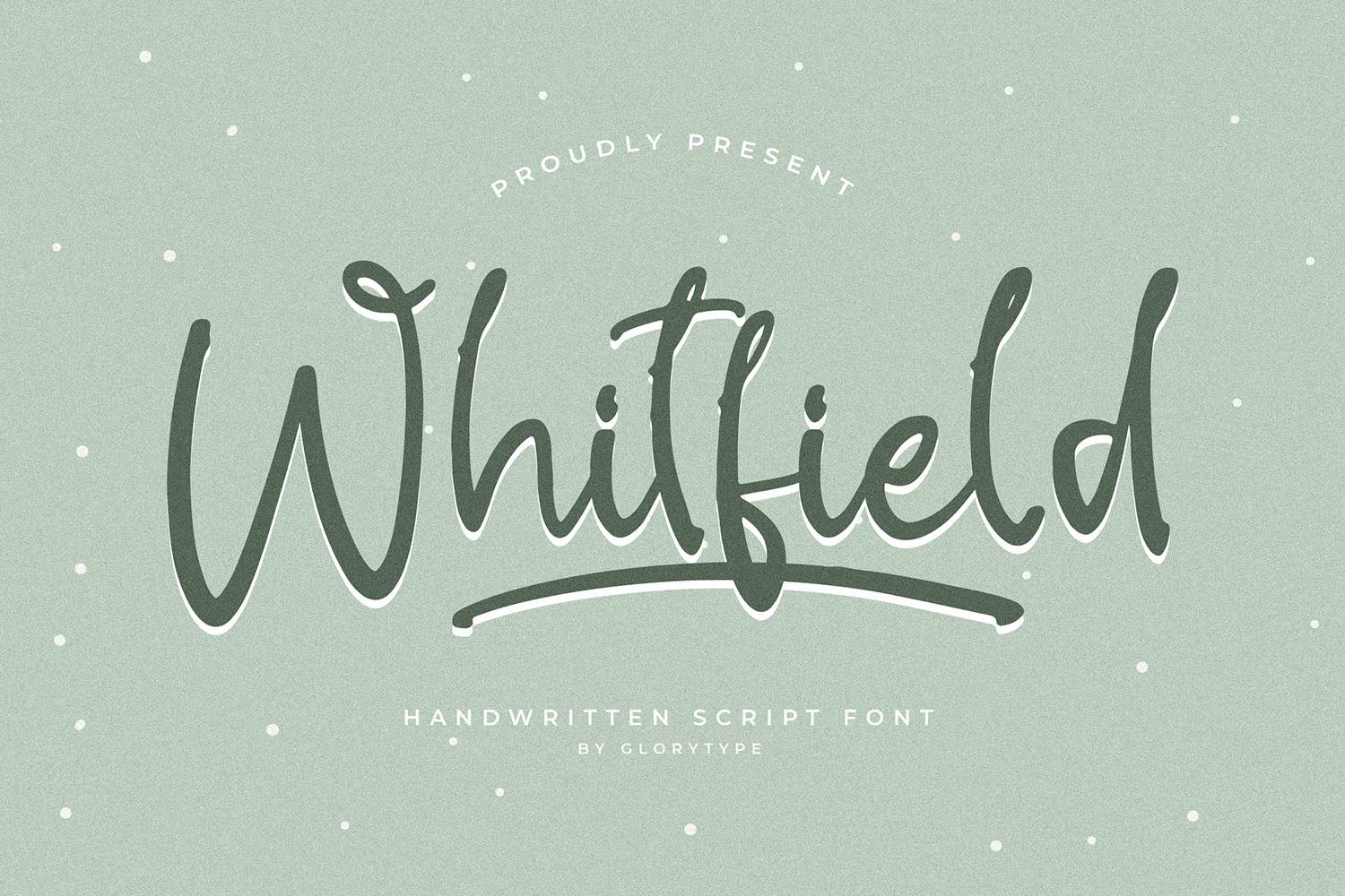 Whitfield Font sample