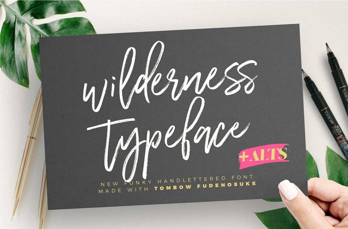 Wilderness Font sample