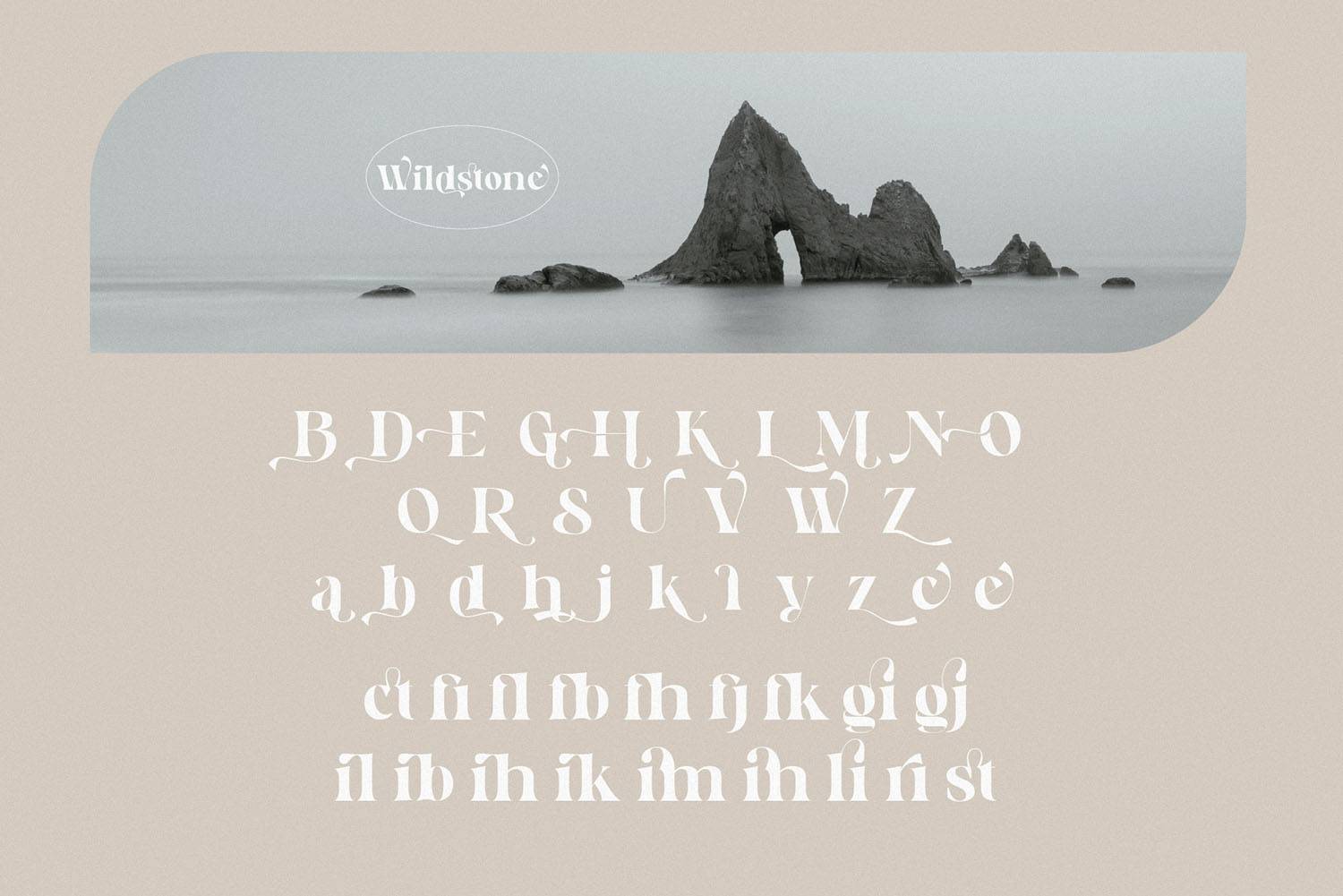 Wildstone Font sample