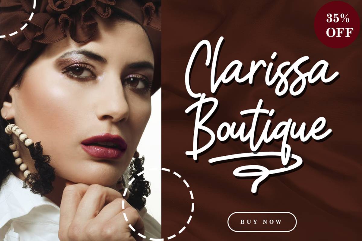 Willonaline Font sample