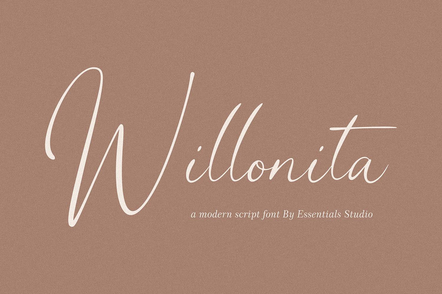 Willonita Font sample