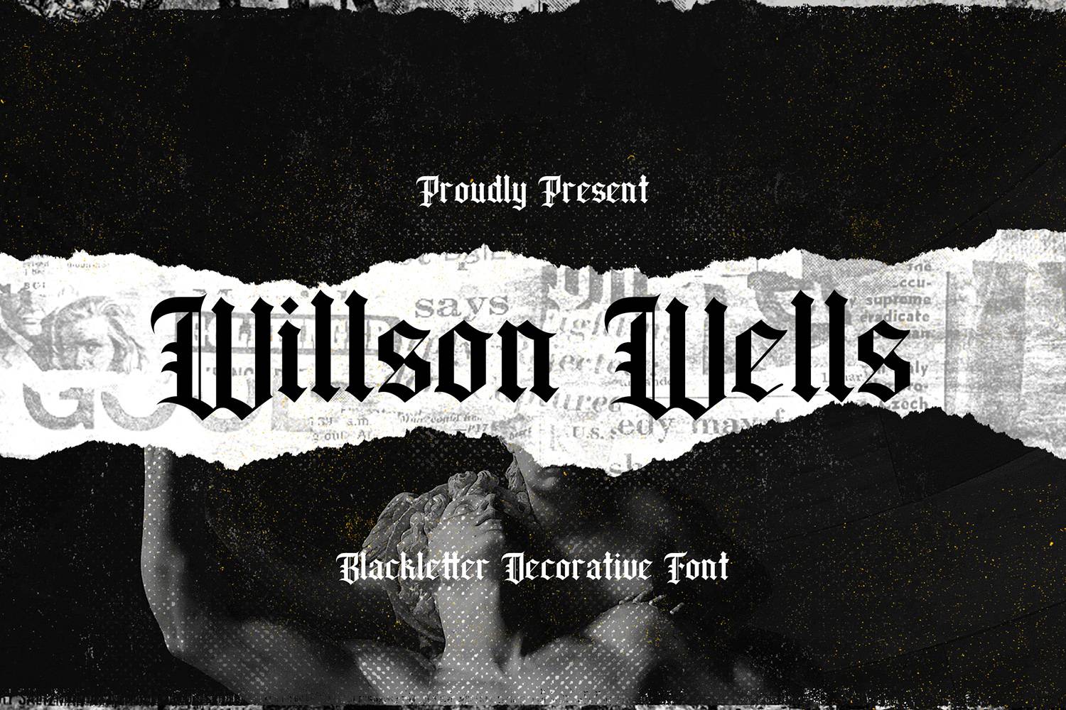 Wilson Wells Font sample