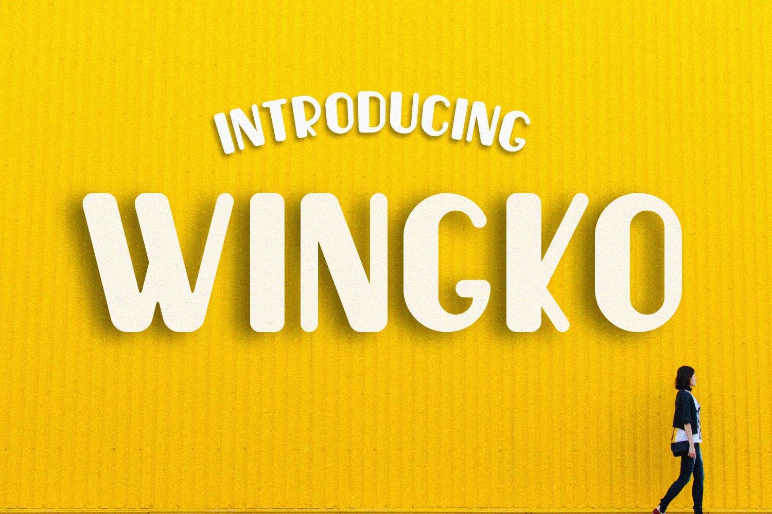 Wingko Font sample