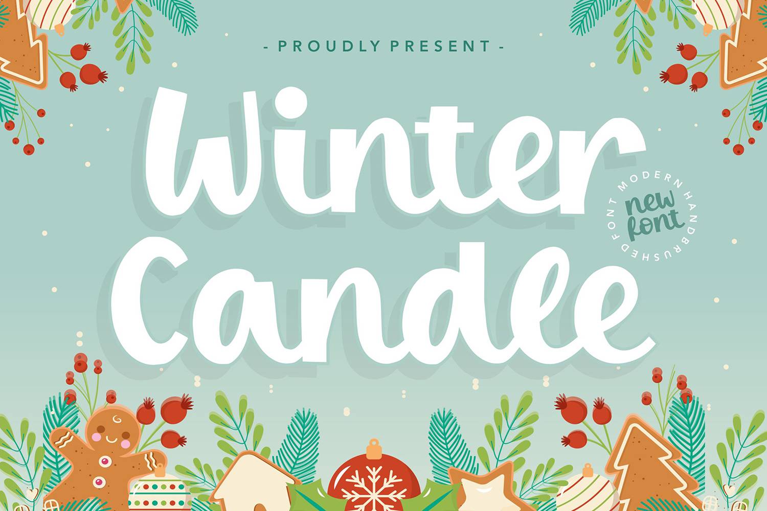 Winter Candle Font sample