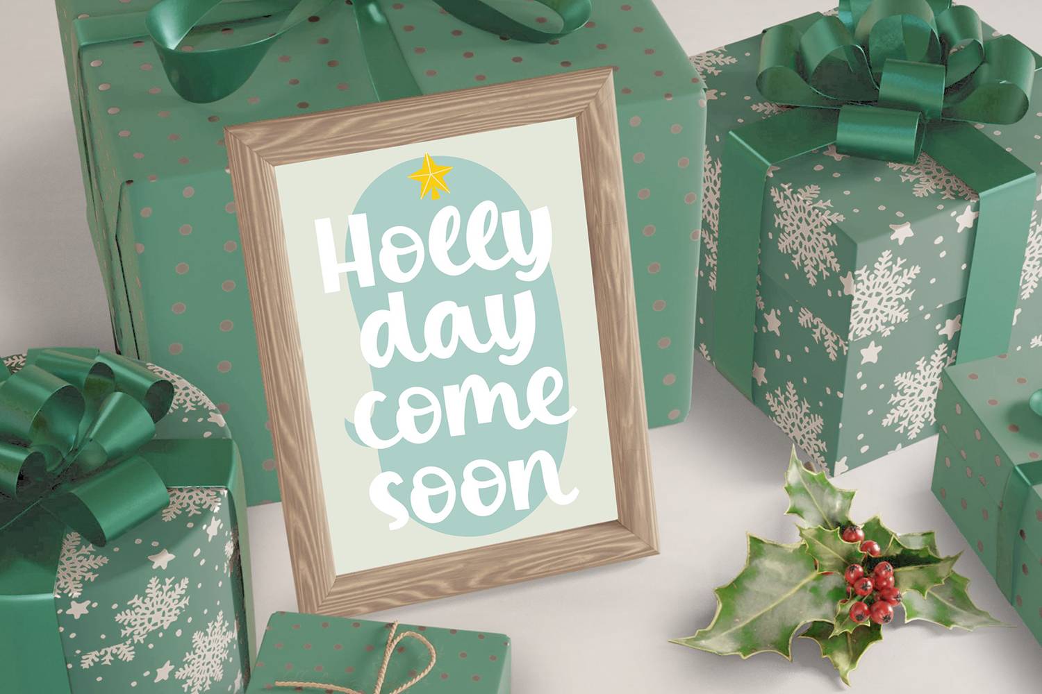 Winter Candle Font sample