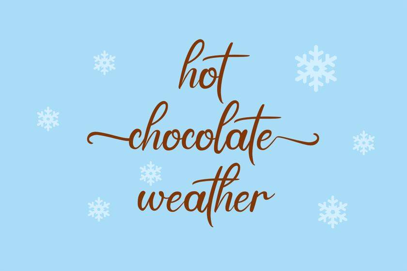 Wintersay Font sample