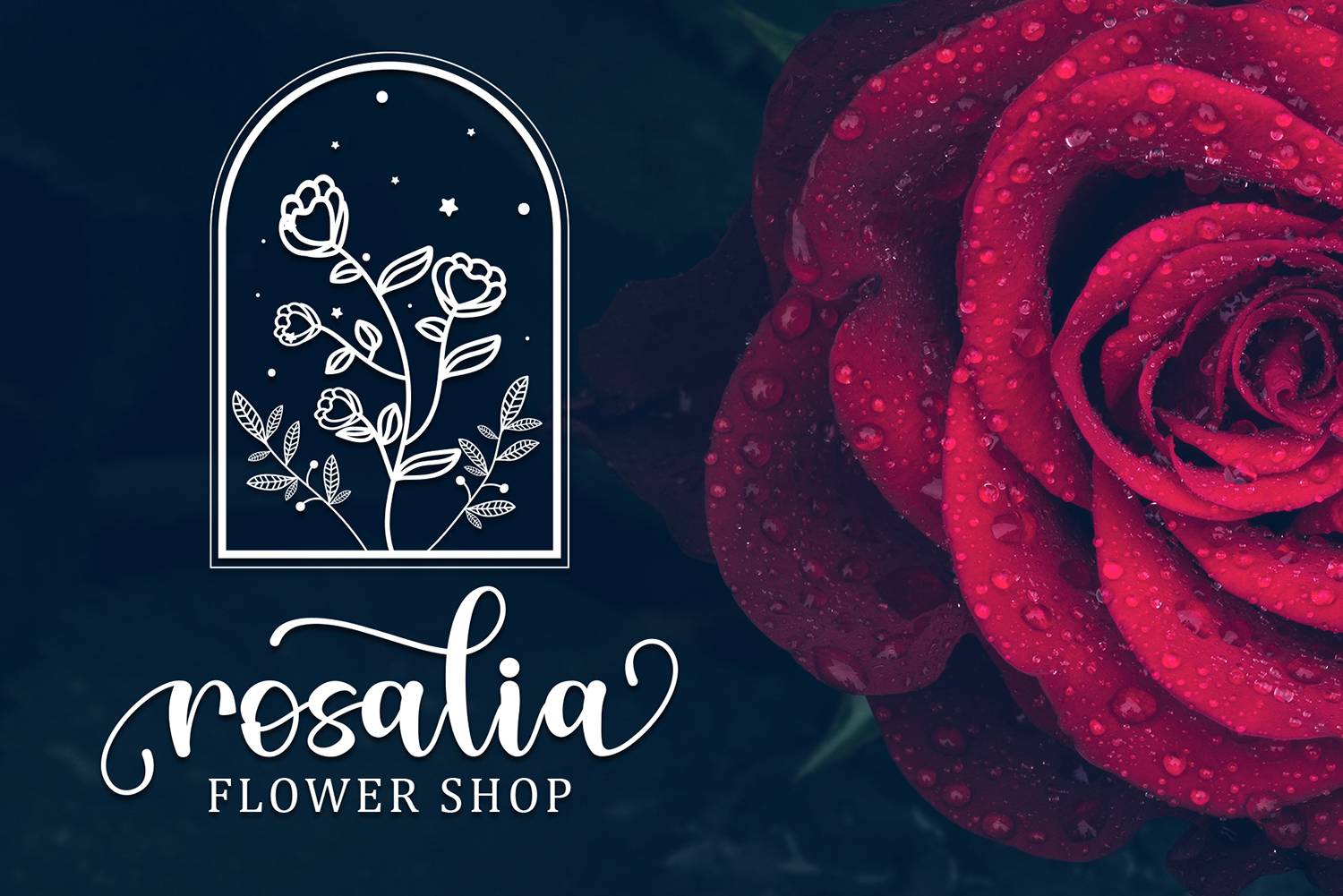 Withrose Font sample