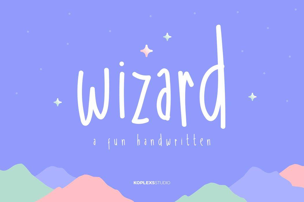 Wizard Font sample
