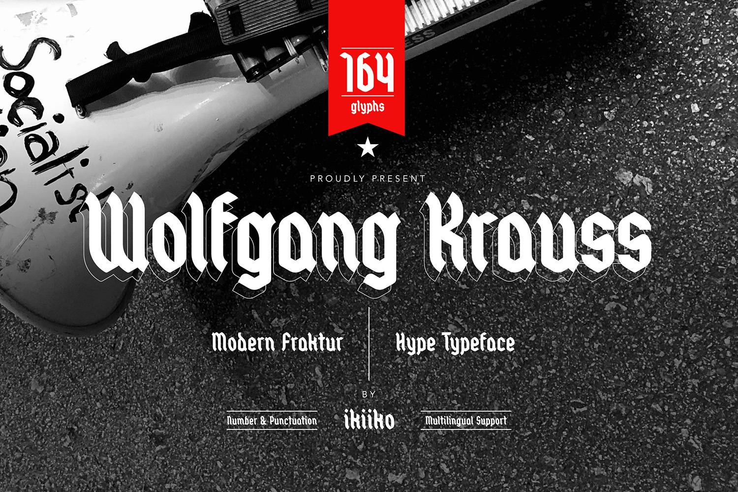 Wolfgang Krauss Font sample