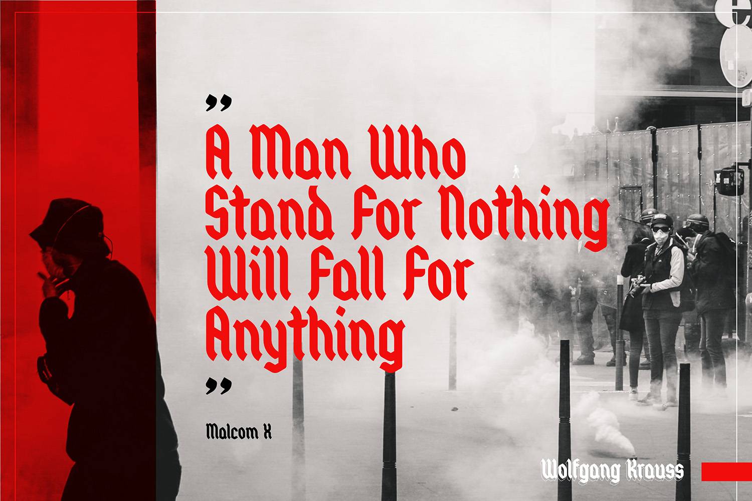 Wolfgang Krauss Font sample