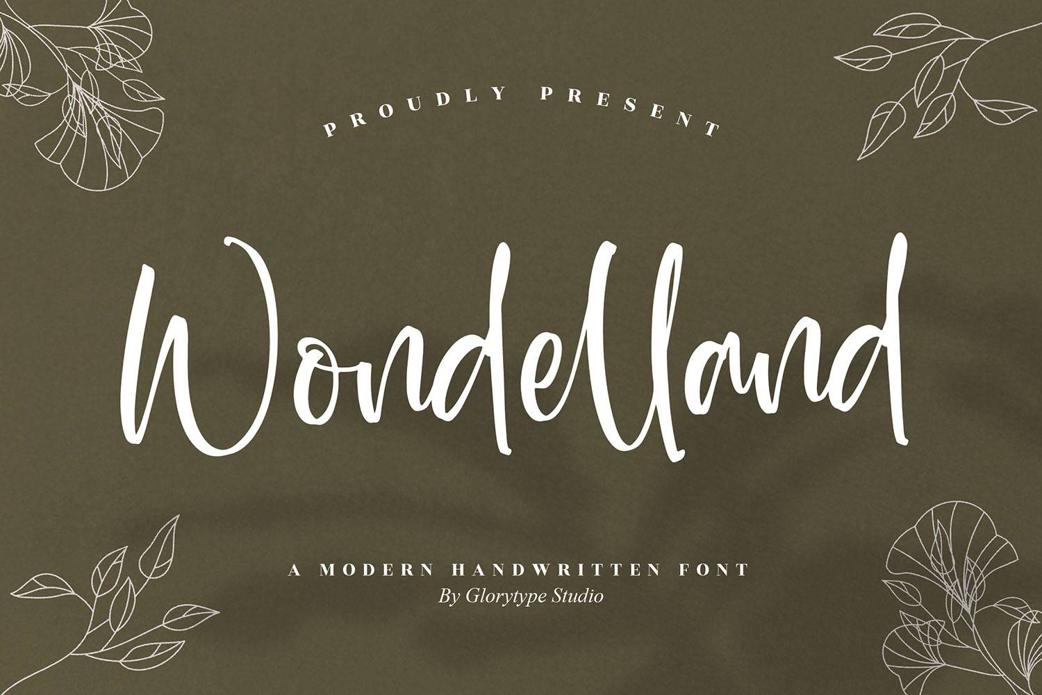 Wondelland Font sample