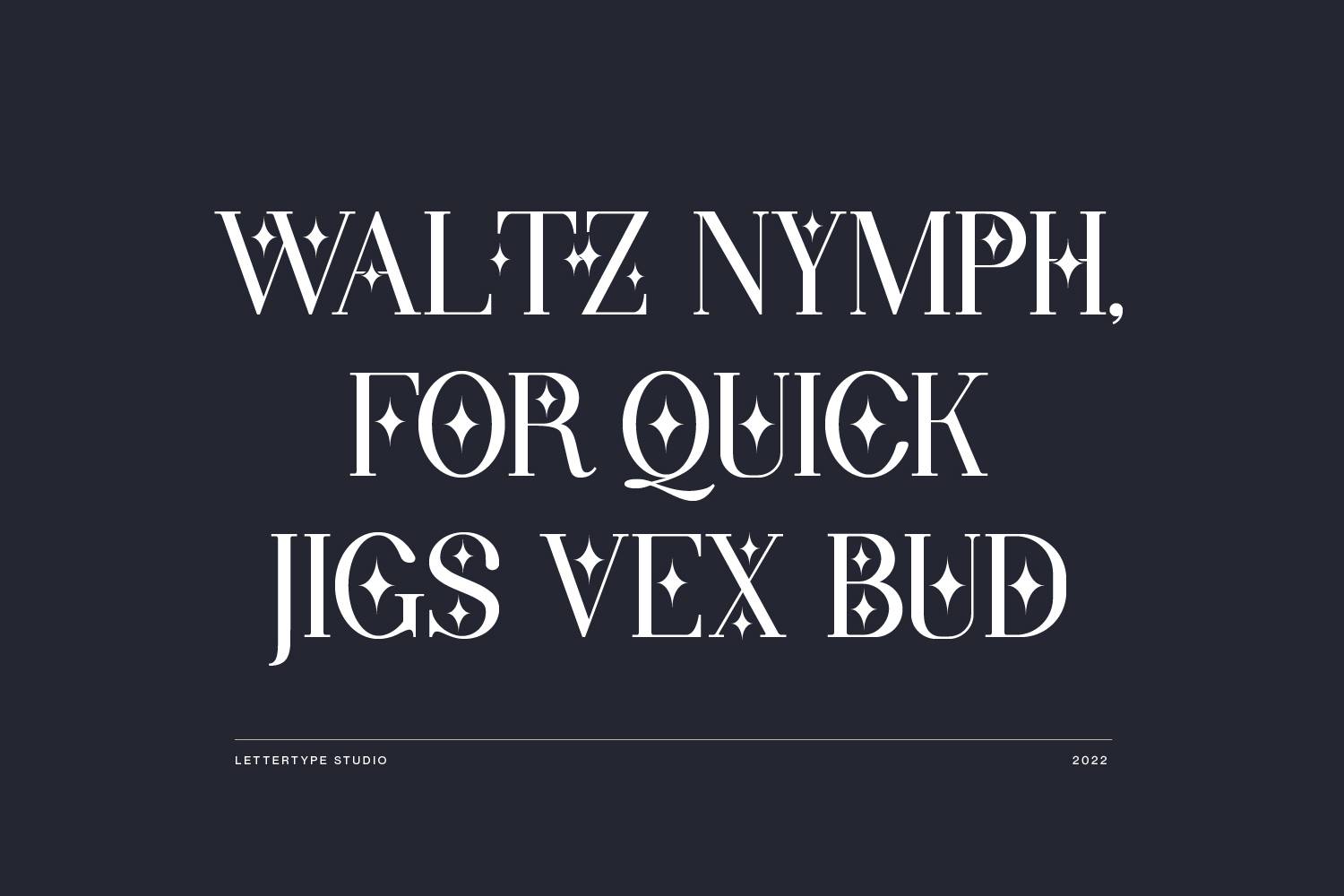 Wondernesia Nostalgic Font sample