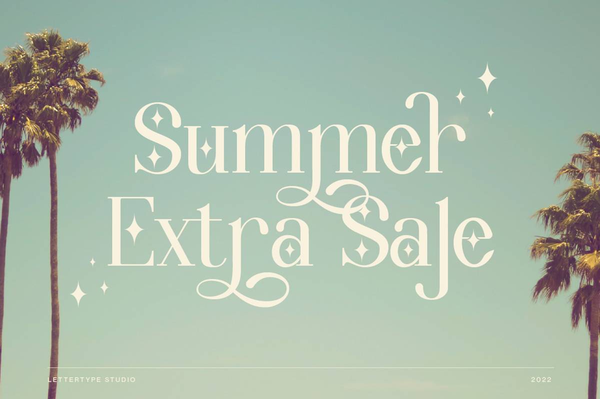 Wondernesia Nostalgic Font sample