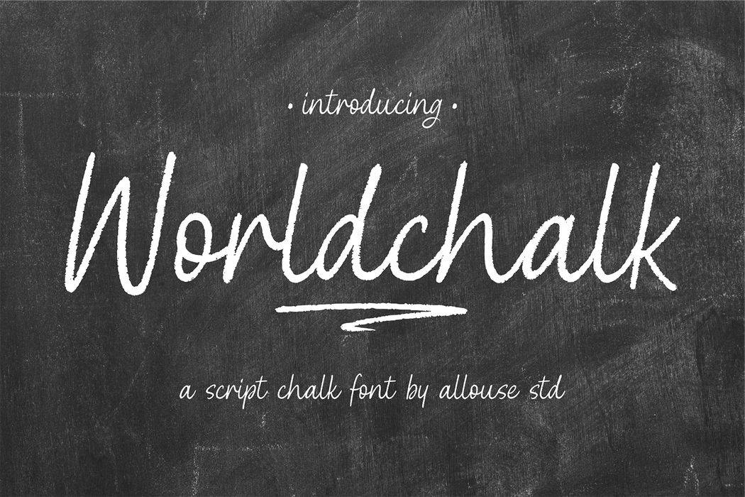 Worldchalk Font sample