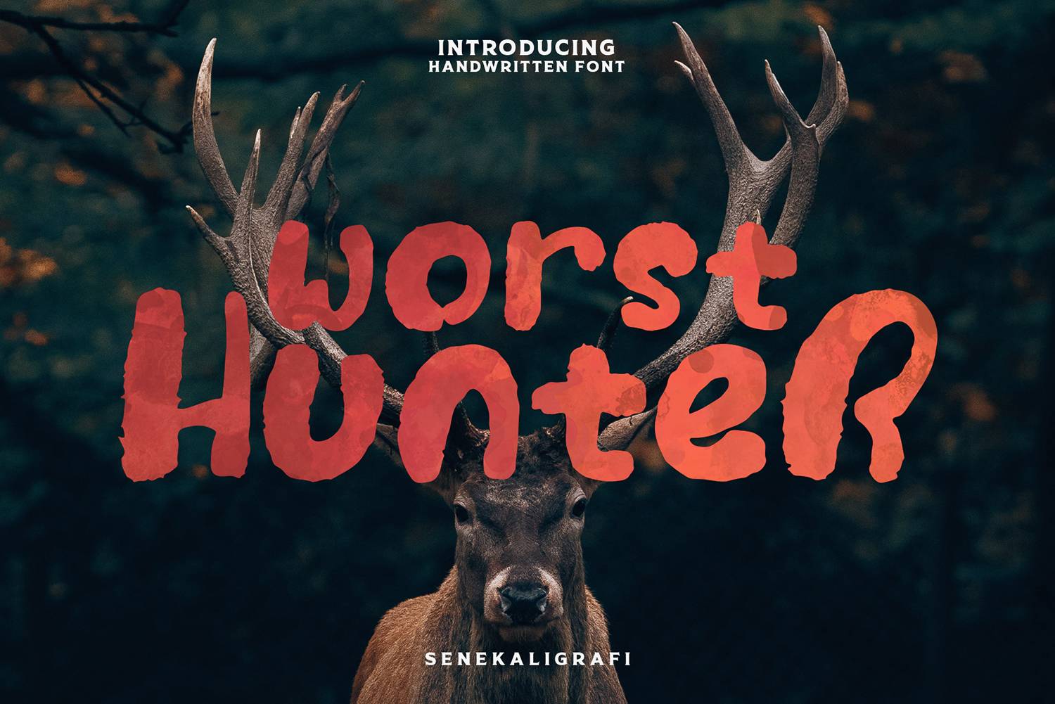 Worst Hunter Font sample