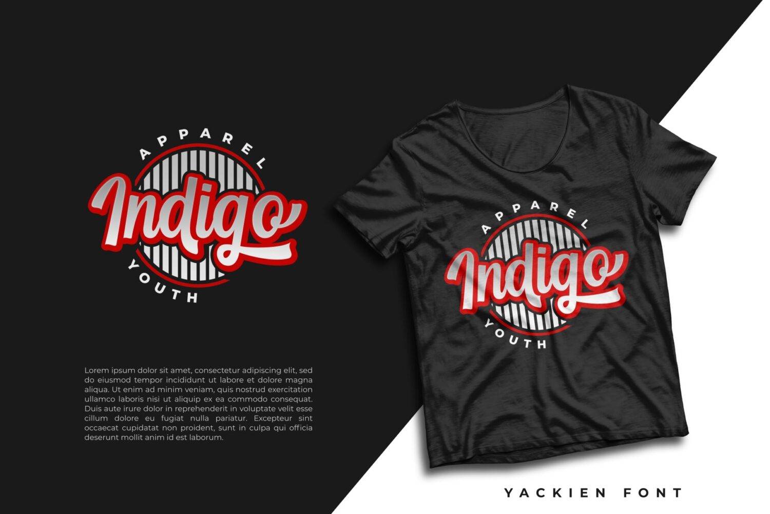 Yackien Font sample