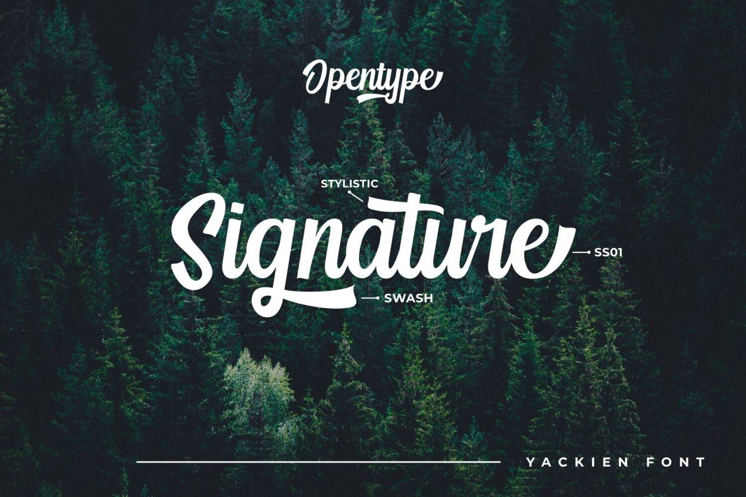 Yackien Font sample