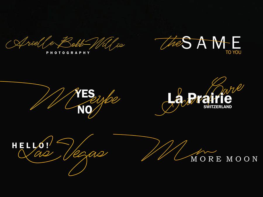 Yasmin Handlettering Script Font sample