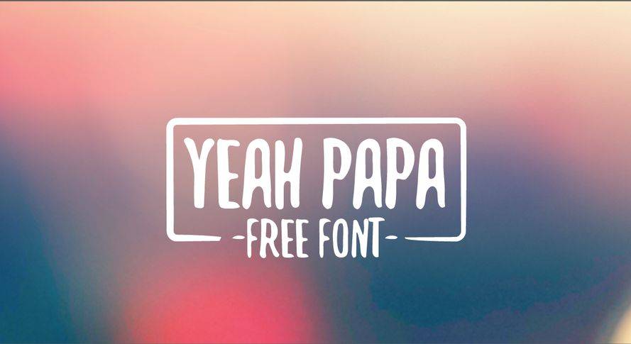 Yeah Papa Font sample