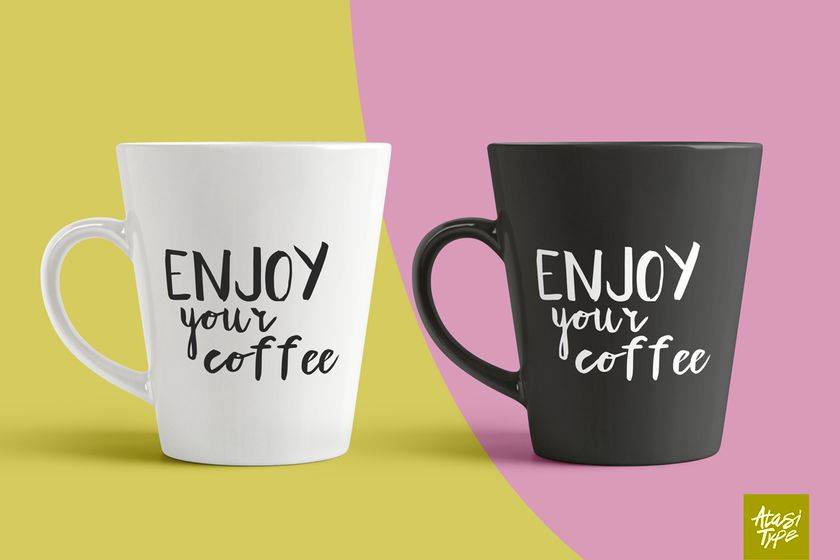 Yellow Honey Font sample