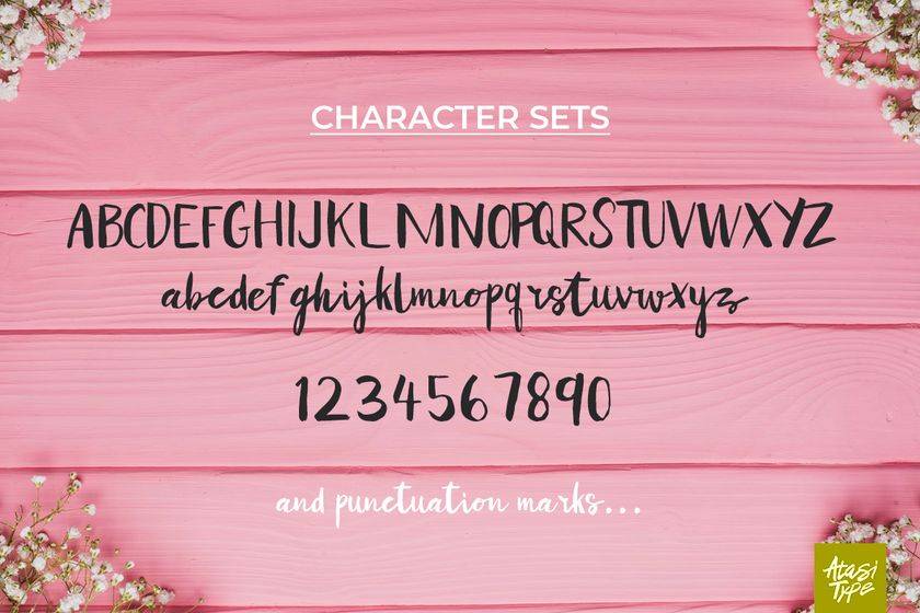 Yellow Honey Font sample