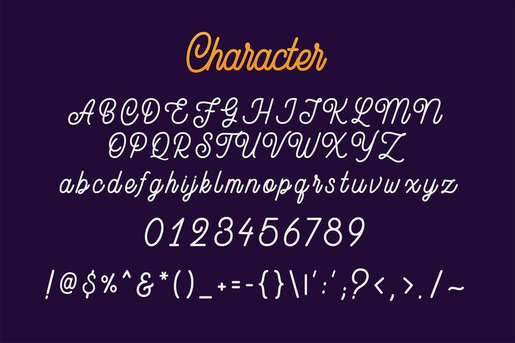 Yesterday Dream Font sample