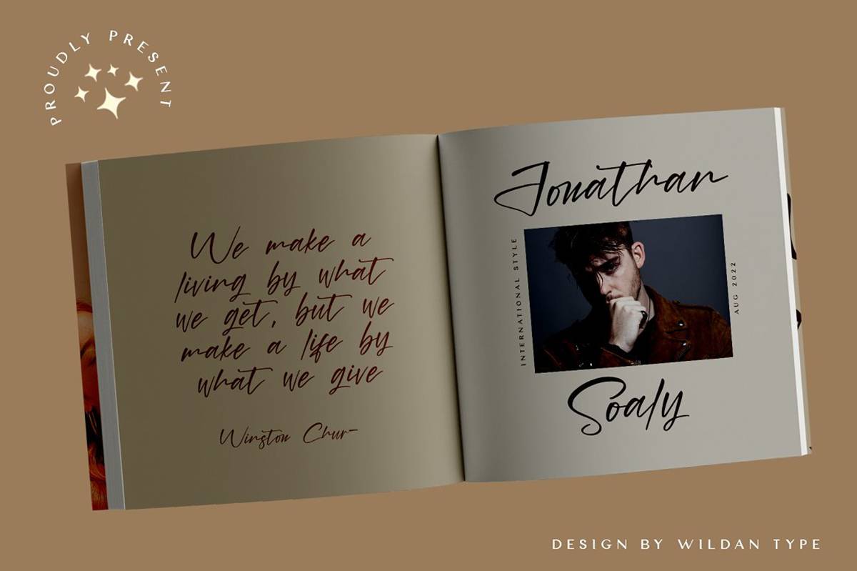 Young Generation Font sample