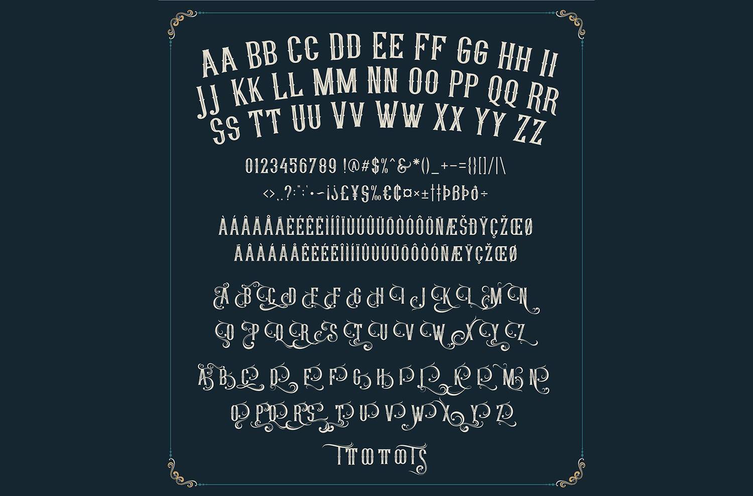 Young Heart Font sample