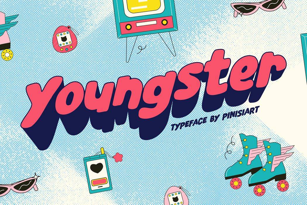 Youngster Font sample