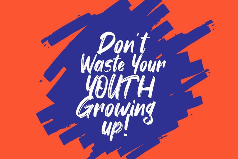 Youth Power Modern Brush Font sample