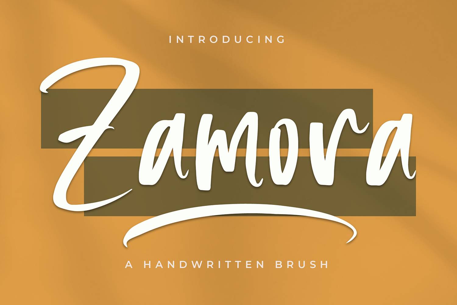 Zamora Font sample