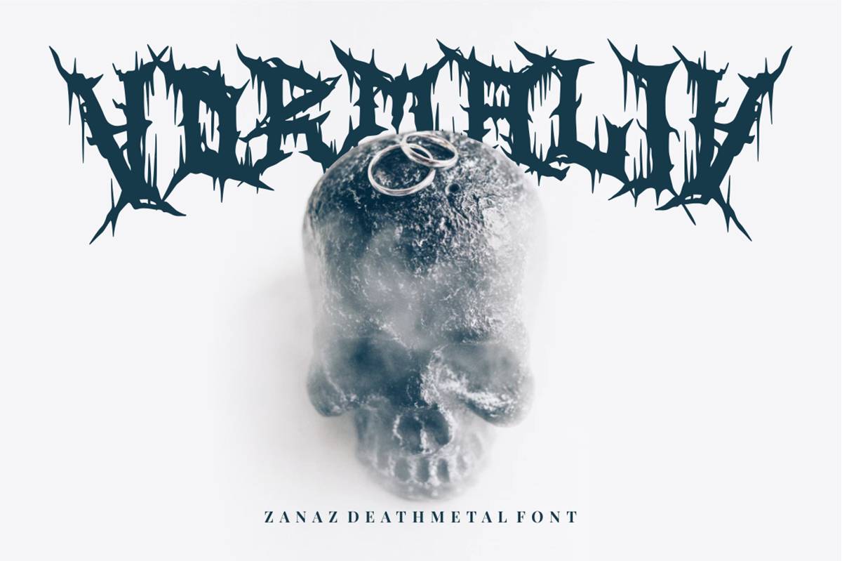 Zanaz Font sample