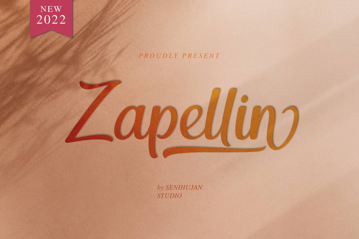 Zapellin Font sample