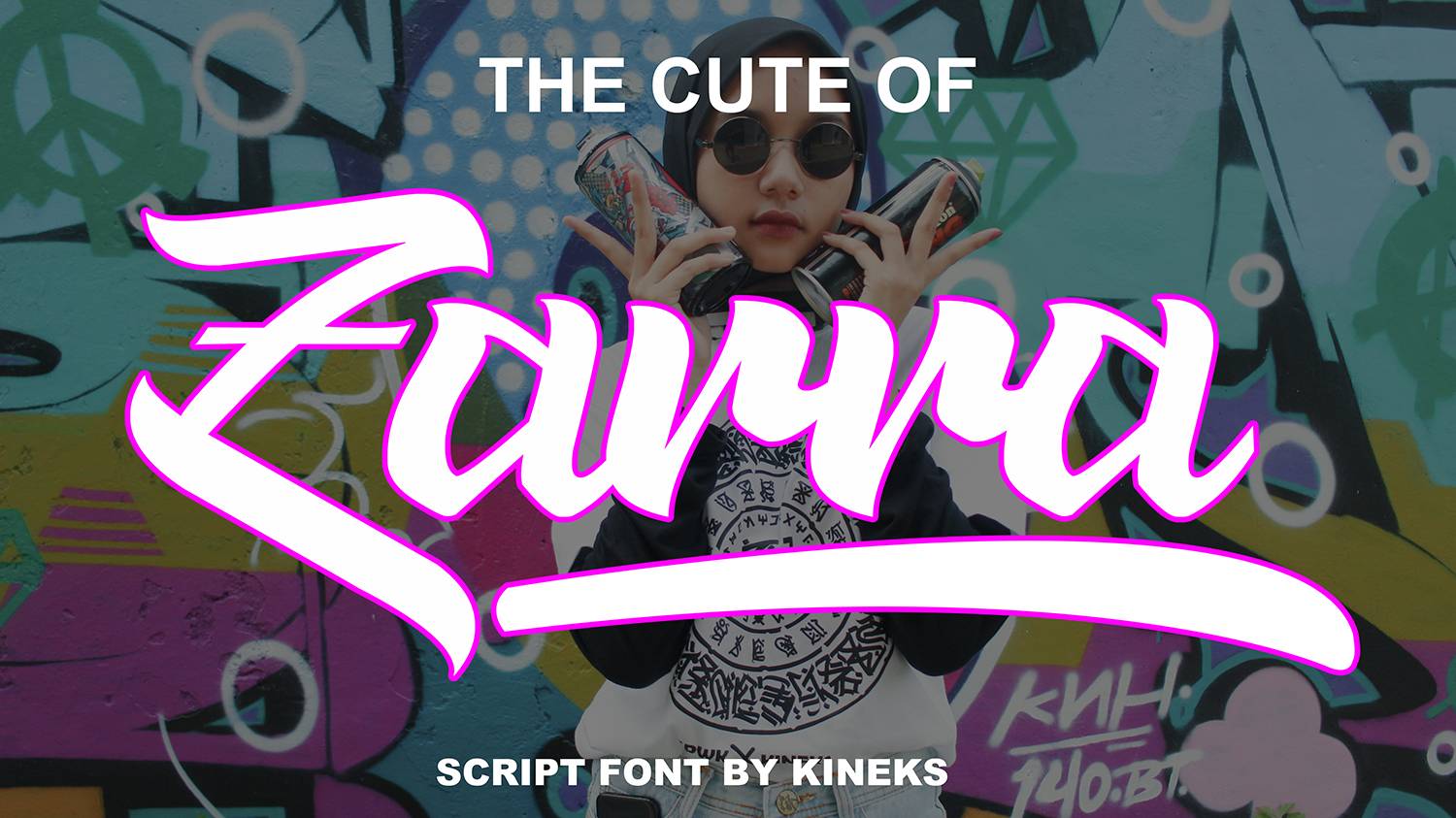 Zarra Script Font sample