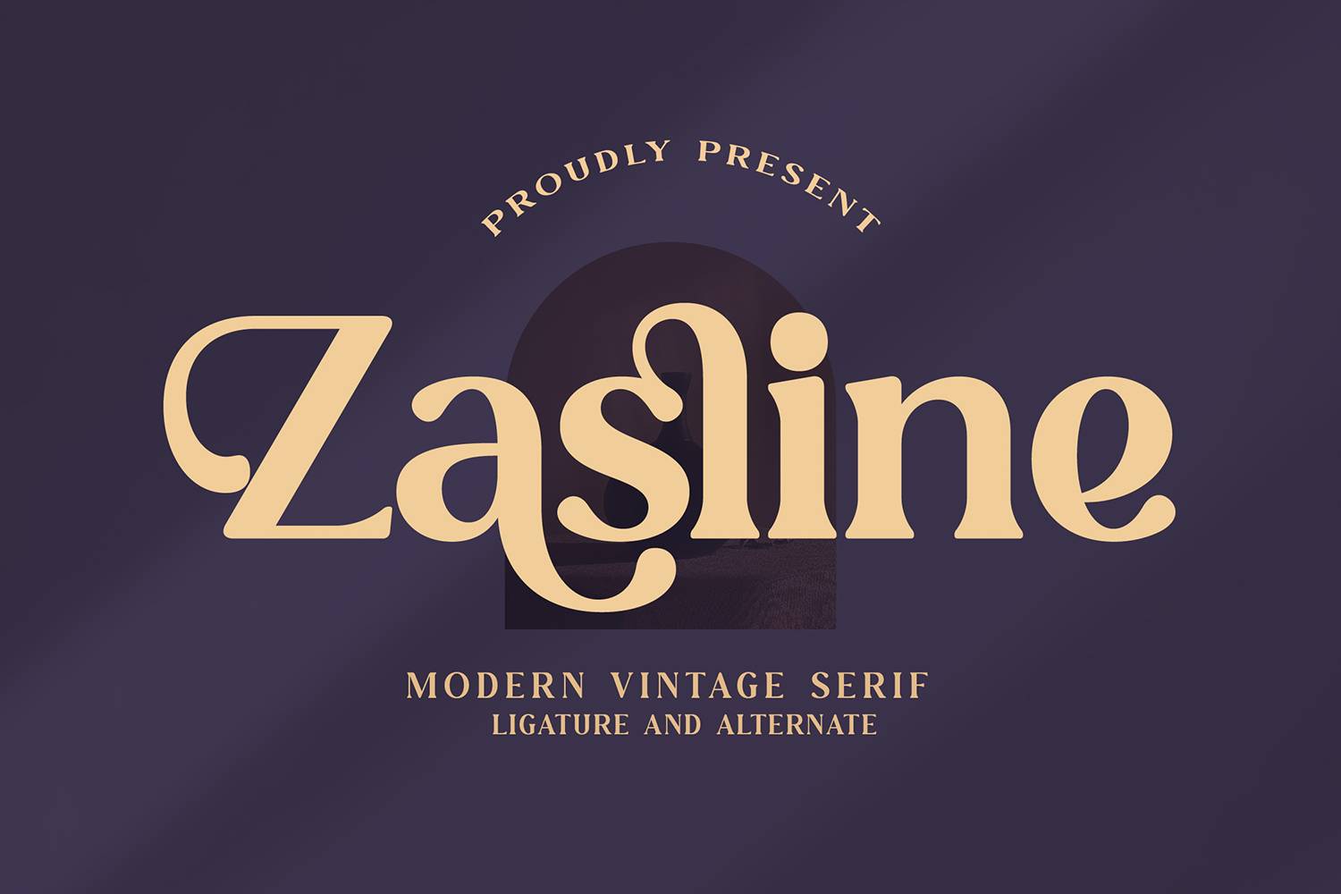 Zasline Font sample